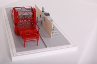 custom made model of Chinook Hay Dryer
